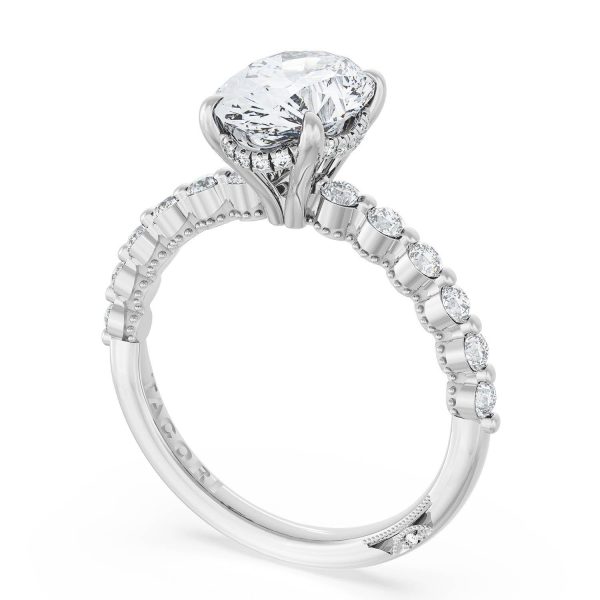 Oval Solitaire Engagement Ring - Image 3