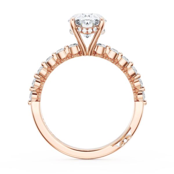 Oval Solitaire Engagement Ring - Image 2