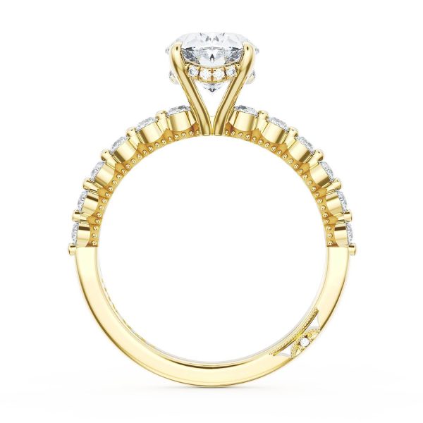 Oval Solitaire Engagement Ring - Image 2