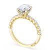 Oval Solitaire Engagement Ring - Image 3