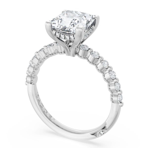 Princess Solitaire Engagement Ring - Image 3