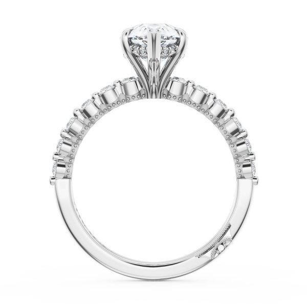 Pear Solitaire Engagement Ring - Image 2