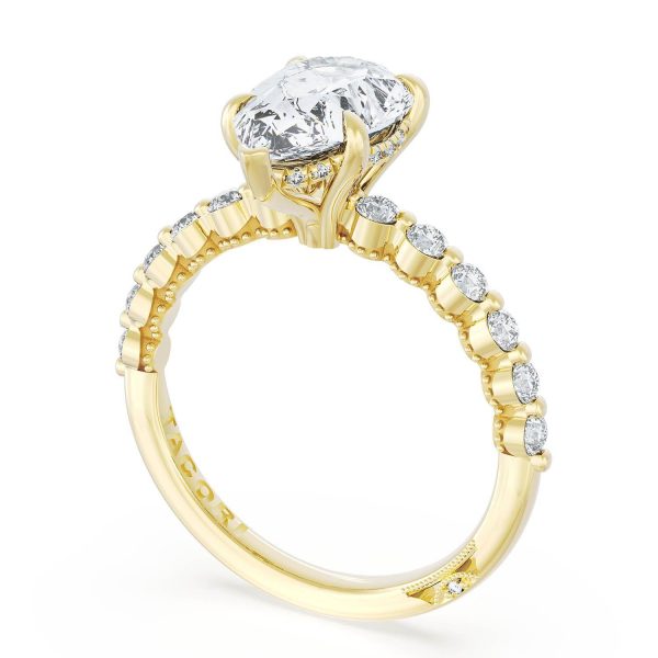 Pear Solitaire Engagement Ring - Image 3