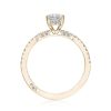 Emerald Solitaire Engagement Ring - Image 2