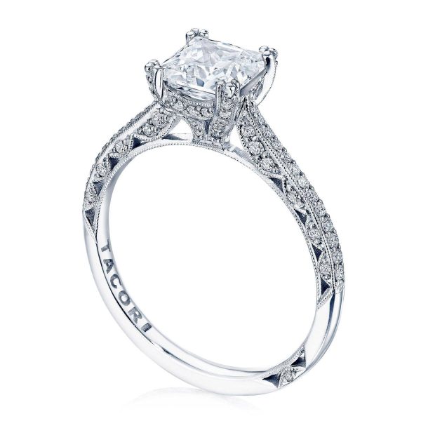 Princess Solitaire Engagement Ring - Image 3
