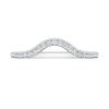 French Pavé Diamond Wedding Band