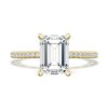 Emerald Solitaire Engagement Ring