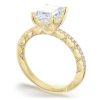 Emerald Solitaire Engagement Ring - Image 3