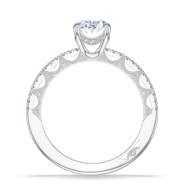 Oval Solitaire Engagement Ring - Image 2