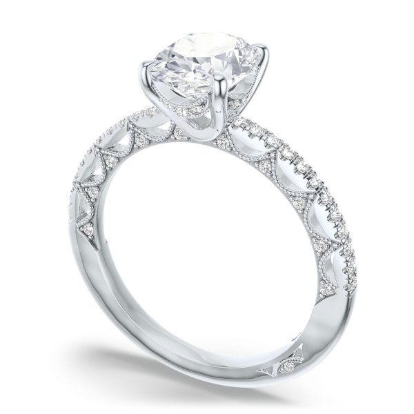 Oval Solitaire Engagement Ring - Image 3