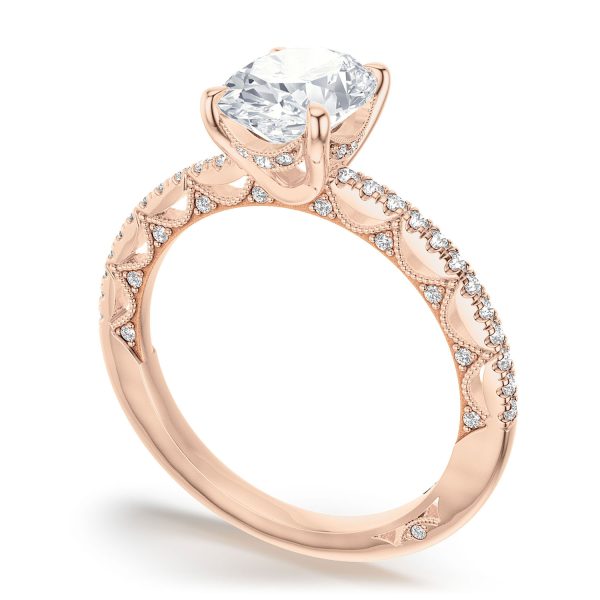 Oval Solitaire Engagement Ring - Image 3