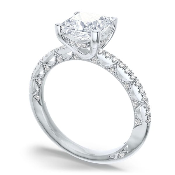 Princess Solitaire Engagement Ring - Image 3