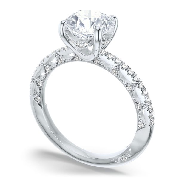 Round Solitaire Engagement Ring - Image 3