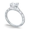 Cushion Solitaire Engagement Ring - Image 3