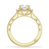 Cushion 3-Stone Engagement Ring - Image 2