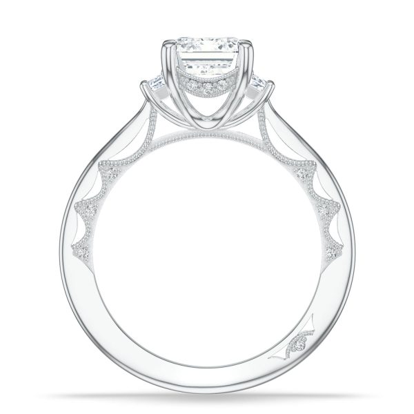 Emerald 3-Stone Engagement Ring - Image 2