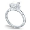 Emerald 3-Stone Engagement Ring - Image 3