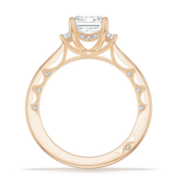 Emerald 3-Stone Engagement Ring - Image 2
