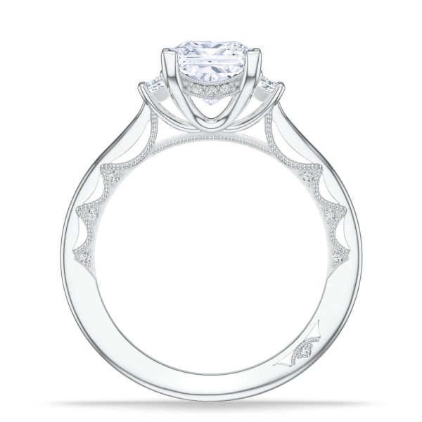 Princess 3-Stone Engagement Ring - Image 2