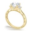 Round 3-Stone Engagement Ring - Image 3