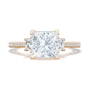Princess 3-Stone Engagement Ring