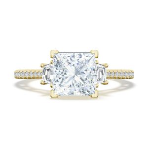 Princess 3-Stone Engagement Ring