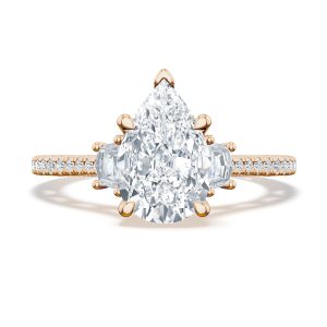 Pear 3-Stone Engagement Ring