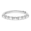 Marquise and Round Diamond Wedding Band, 2.20mm