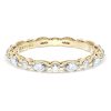 Marquise and Round Diamond Wedding Band, 2.20mm