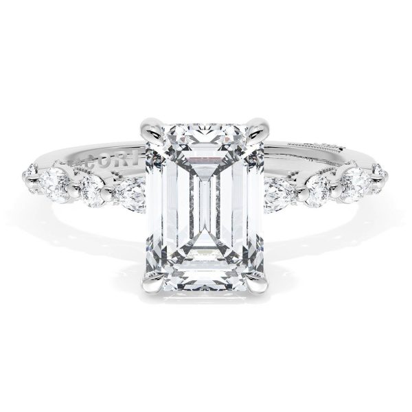 Emerald Solitaire Engagement Ring