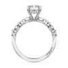 Emerald Solitaire Engagement Ring - Image 2