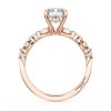 Emerald Solitaire Engagement Ring - Image 2