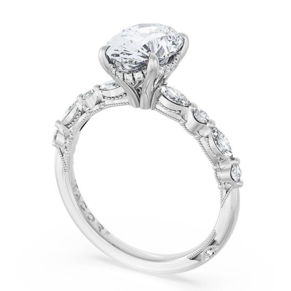 Oval Solitaire Engagement Ring - Image 3