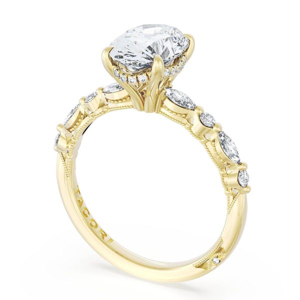 Oval Solitaire Engagement Ring - Image 3