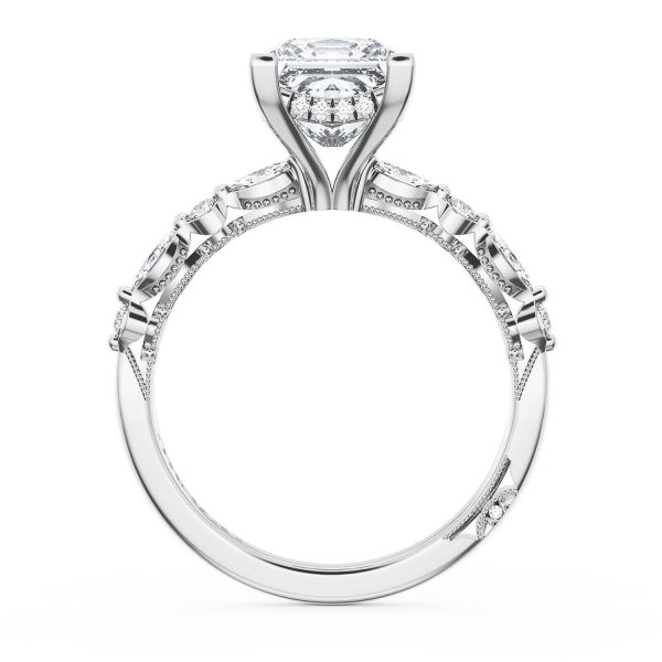 Princess Solitaire Engagement Ring - Image 2