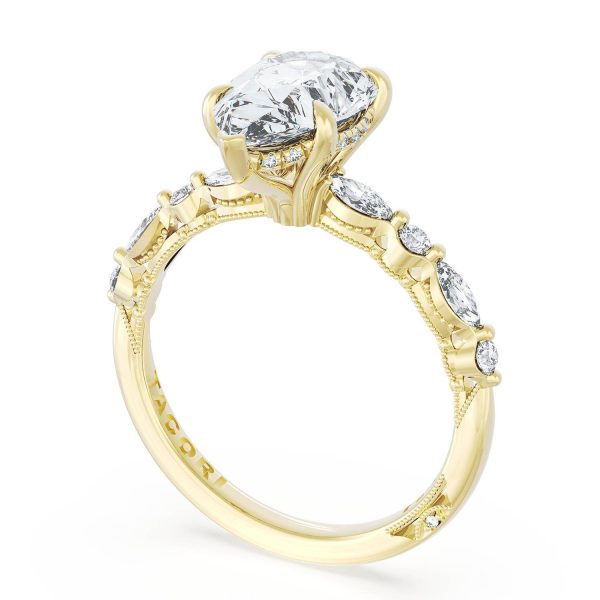 Pear Solitaire Engagement Ring - Image 3