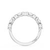 Marquise and Round Diamond Wedding Band, 2.80mm - Image 2
