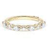 Marquise and Round Diamond Wedding Band, 2.80mm