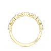 Marquise and Round Diamond Wedding Band, 2.80mm - Image 2