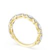 Marquise and Round Diamond Wedding Band, 2.80mm - Image 3