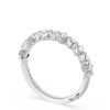 Carré and Round Diamond Wedding Band, 3.70mm - Image 3