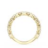 Carré and Round Diamond Wedding Band, 3.70mm - Image 2