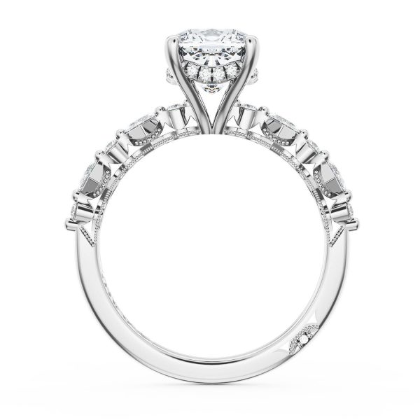Cushion Solitaire Engagement Ring - Image 2