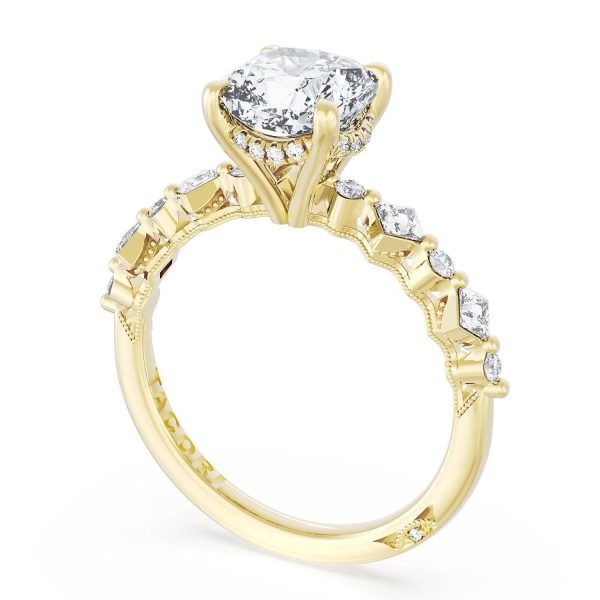 Cushion Solitaire Engagement Ring - Image 3