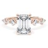 Emerald Solitaire Engagement Ring