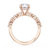 Emerald Solitaire Engagement Ring - Image 2