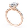 Emerald Solitaire Engagement Ring - Image 3
