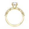 Emerald Solitaire Engagement Ring - Image 2