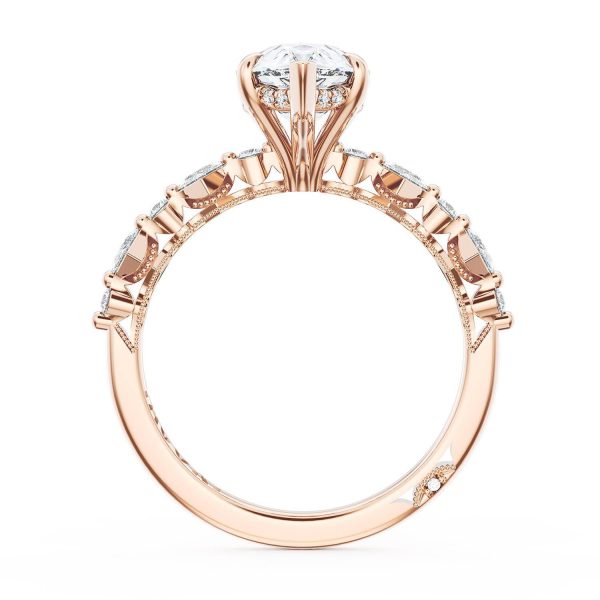 Pear Solitaire Engagement Ring - Image 2
