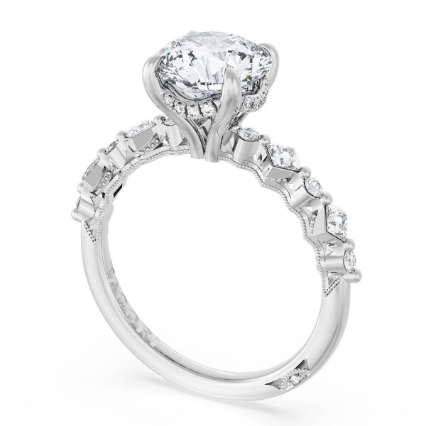 Round Solitaire Engagement Ring - Image 3